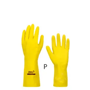 LUVA LATEX MULTI-USO AMARELA TAM. P - VOLK