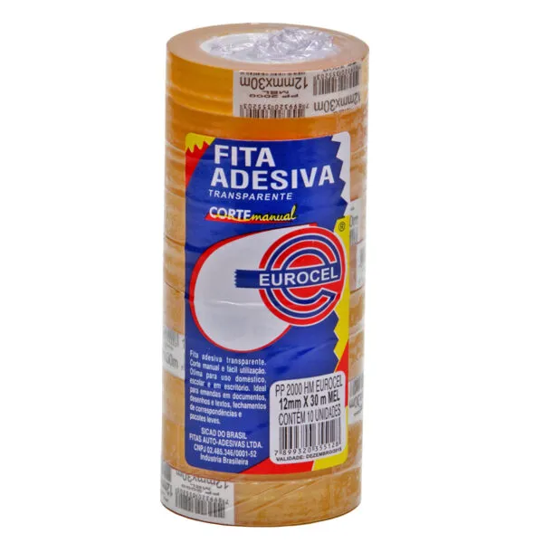 FITA ADESIVA 12 MM X 30 M - EUROCEL