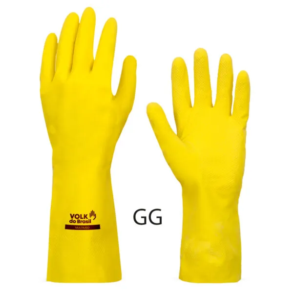 LUVA LATEX MULTI-USO AMARELA TAM. GG - VOLK