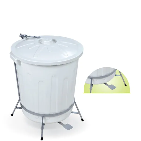 CESTO COM PEDAL 65 LTS - CP65BR - ARQPLAST