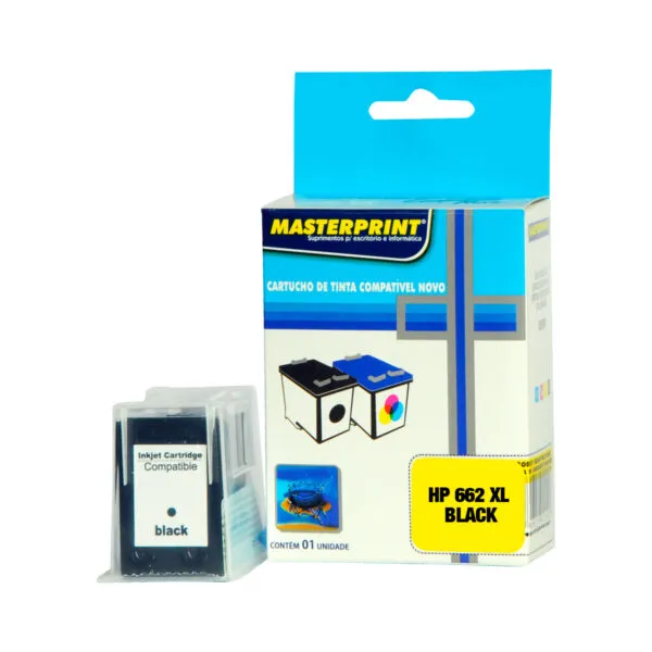 CARTUCHO P/ HP 662 XL BLACK - MASTERPRINT