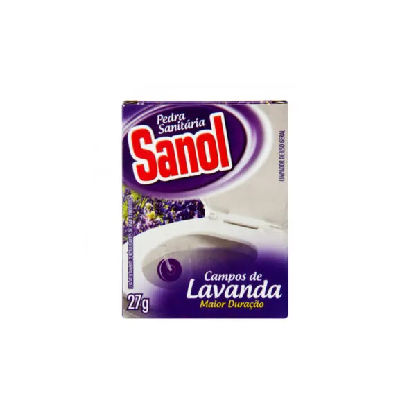 PEDRA SANITÁRIA LAVANDA 27 GRS - COD 2500 - SANOL