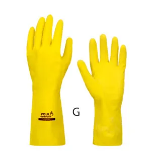 LUVA LATEX MULTI-USO AMARELA TAM. G - VOLK