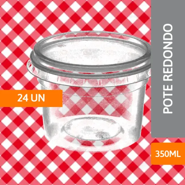 Pote Redondo 500ML Pct C/ 24 Un - PRAFESTA - Imagem 2