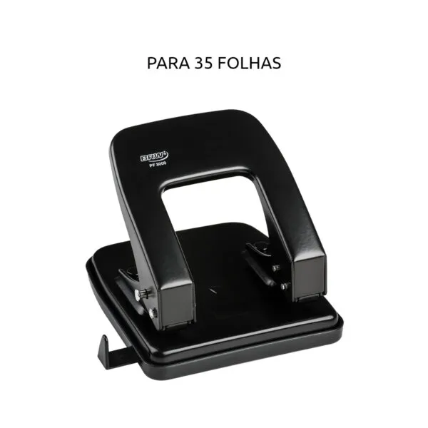 PERFURADOR DE METAL 2 FUROS P/35 FOLHAS - COD PF30