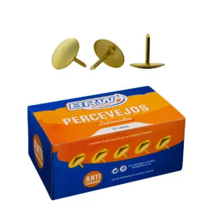 PERCEVEJOS LATONADO C/100 UN - COD PV0100 - BRW