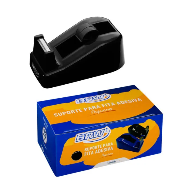 SUPORTE PARA FITA ADESIVA PEQUENO - PRETO - COD SF1001 - BRW