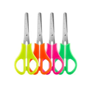 TESOURA ESCOLAR DE AÇO INOX 13 CM NEON - COD TE132 - BRW