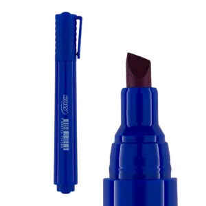 MARCADOR PERMANENTE PONTA CHANFRADA - AZUL - COD CA4001 - BRW