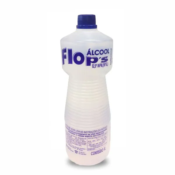 ÁLCOOL 92,8% 1L FLOP`S - TANGARA