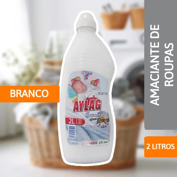 Amaciante De Roupas Branco 2L - AYLAG - Imagem 2