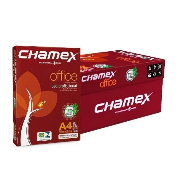 PAPEL SULFITE A4 - CX C/ 10 RESMAS - CHAMEX