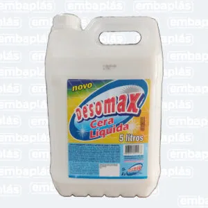 Cera Líquida Auto Brilho Incolor 5L- DESOMAX