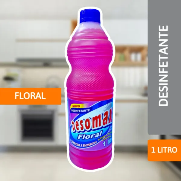 Desinfetante Floral 1L - DESOMAX - Imagem 2