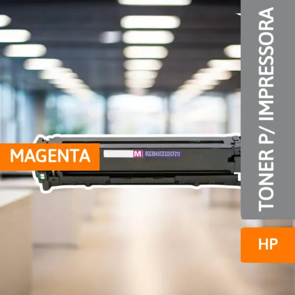 Toner P/ Impressora HP CB543/323/213 Magenta - MASTERPRINT - Imagem 2