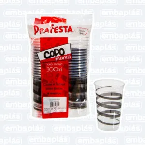 Copo Mania Festa 300ML C/30 Un - PRAFESTA