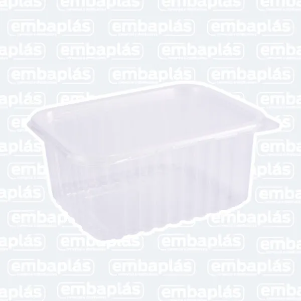 Pote Retangular 1500ML C/10 Un - PRAFESTA