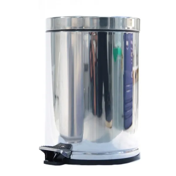 LIXEIRA COM PEDAL 4,5 L INOX - COD 3505 - VIEL