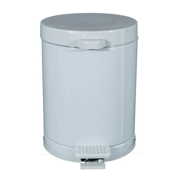LIXEIRA COM PEDAL 4,5 L BRANCA - COD 3501 - VIEL
