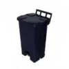 LIXEIRA QUADRADO C/ PEDAL E RODAS 100 LTS - JSN