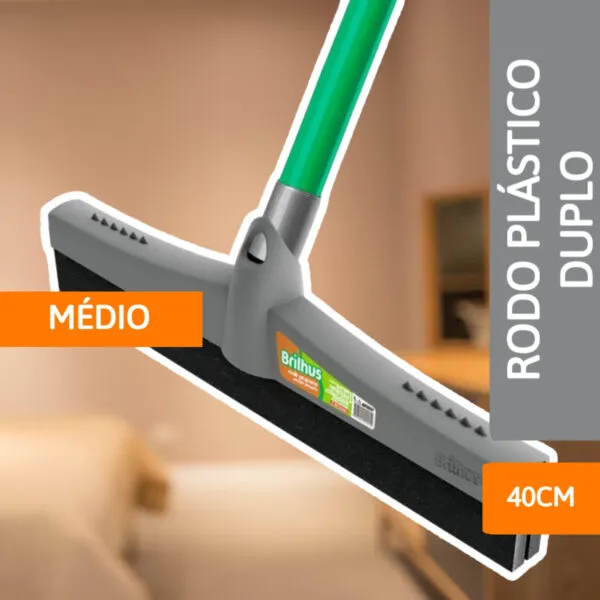 Rodo Plástico Duplo Brilhus 40CM - BETTANIN - Imagem 2