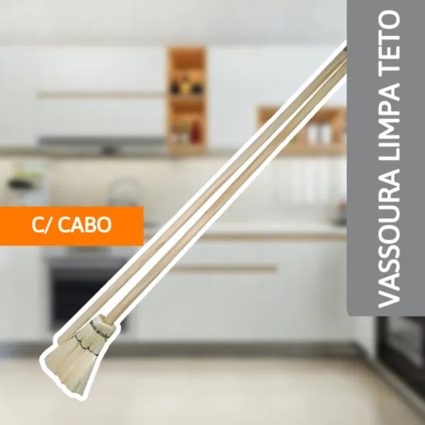 Vassoura Limpa Teto Com Cabo - GUIRADO - Imagem 2