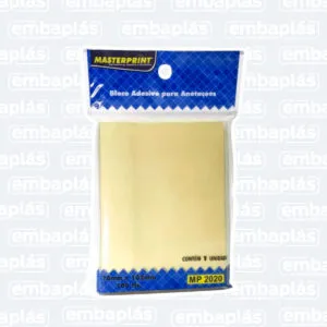 Bloco Adesivo Para Anotação 76 X 102MM - MASTERPRINT