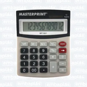 Calculadora Manual Eletônica 12 Dígitos - MASTERPRINT